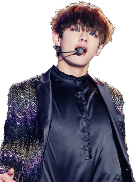BTS V Kim Taehyung Transparent Background PNG.